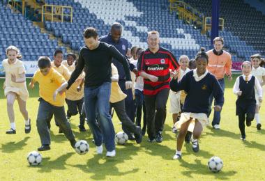 Having fun at Loftus Road