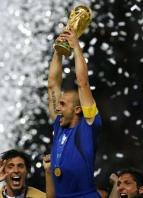 Cannavaro lifts the 2006 World Cup
